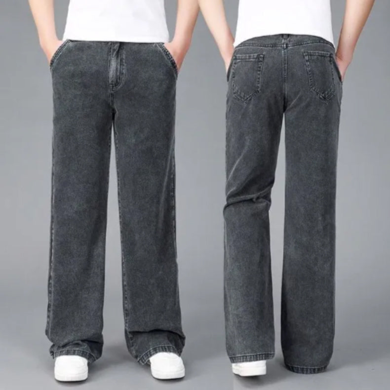 Heren Bootcut Jeans Retro Stijl 4