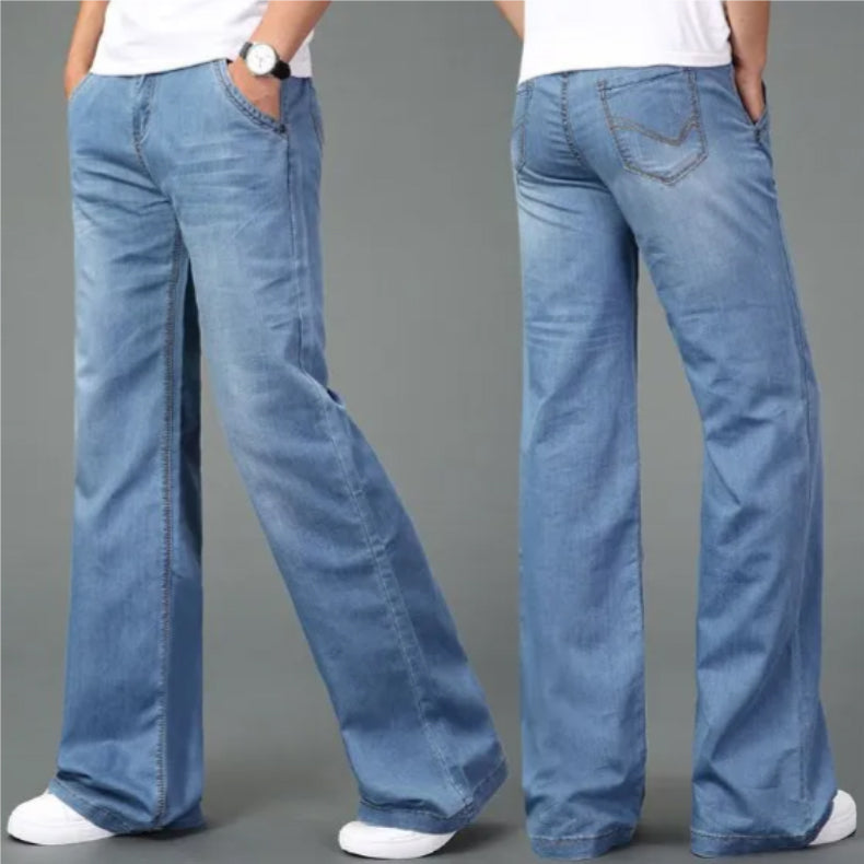 Heren Bootcut Jeans Retro Stijl 6