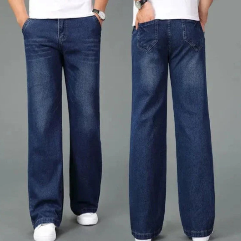 Heren Bootcut Jeans Retro Stijl 7
