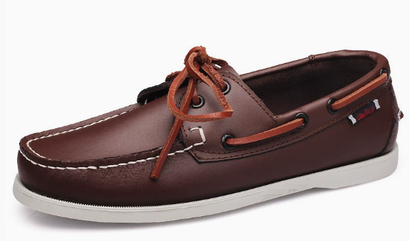 Heren Bootschoenen Nautisch Laag met Kleurblokken 11