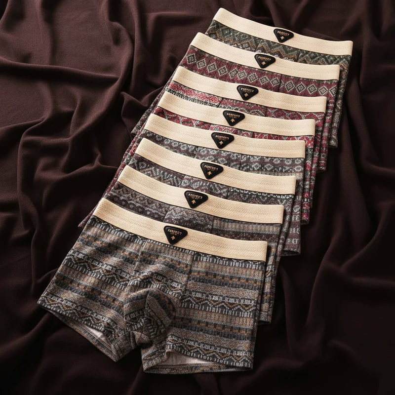 Heren Boxershort Geometrisch Patroon 6
