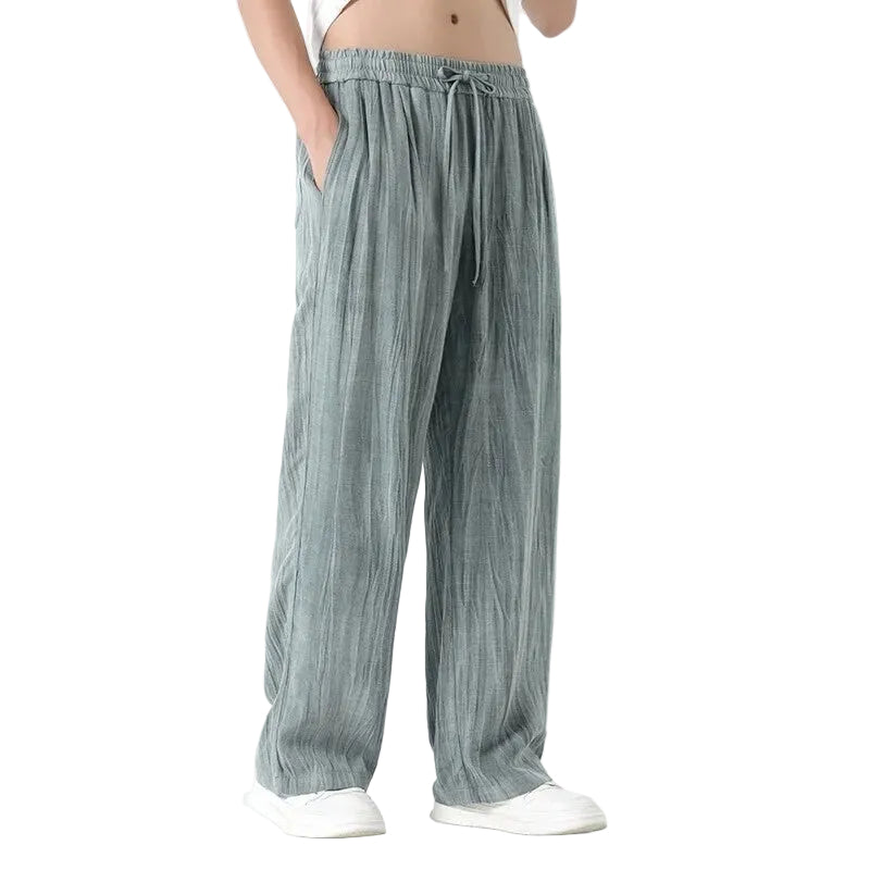 Heren Broek Rechte Pasvorm Voor Casual Zomerstijl 0