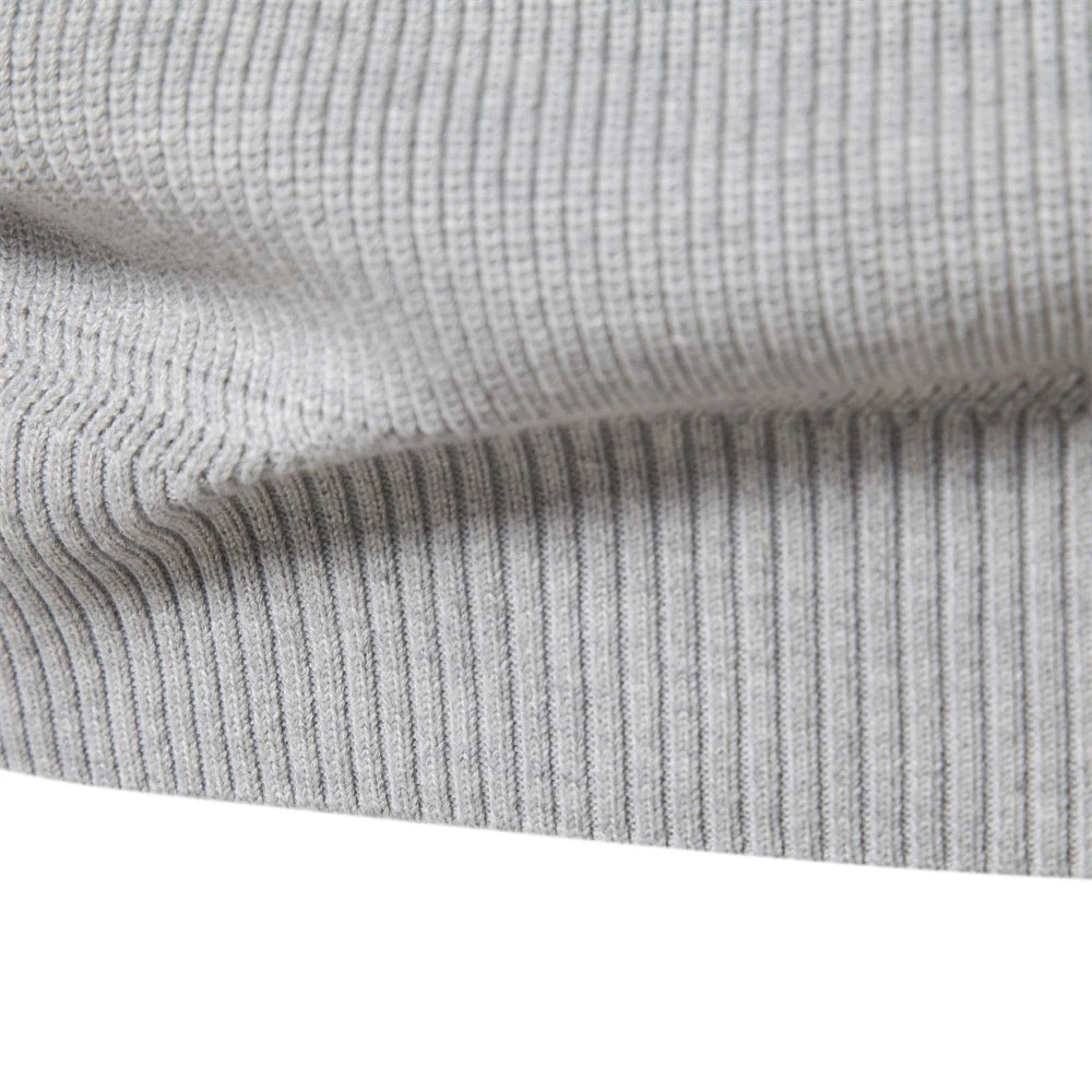 Heren Cardigan Hoog Col Casual Met Rits