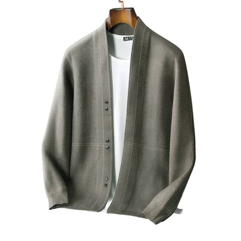 Heren Cardigan Klassiek Gebreid 0