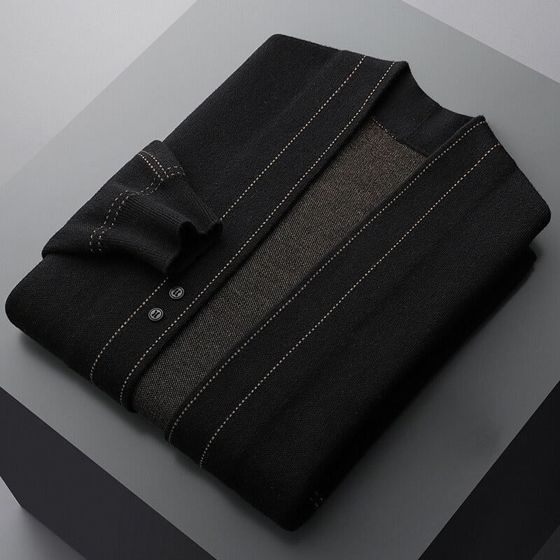 Heren Cardigan Klassiek Gebreid 5
