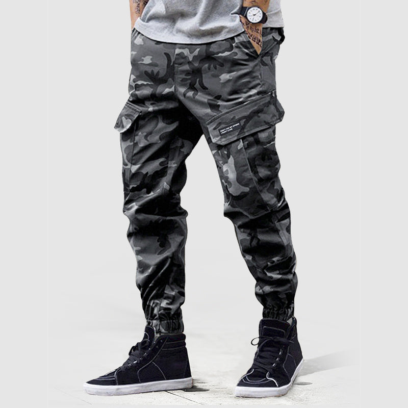Heren Cargo Joggingbroek Camouflage Stijl 2