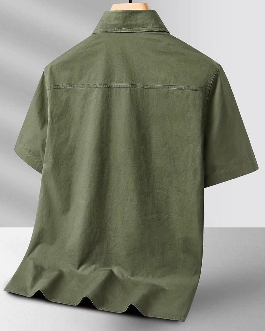 Heren Cargoshirt Korte Mouwen 1