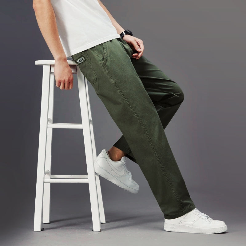 Heren Casual Broek met Rechte Pijp 4