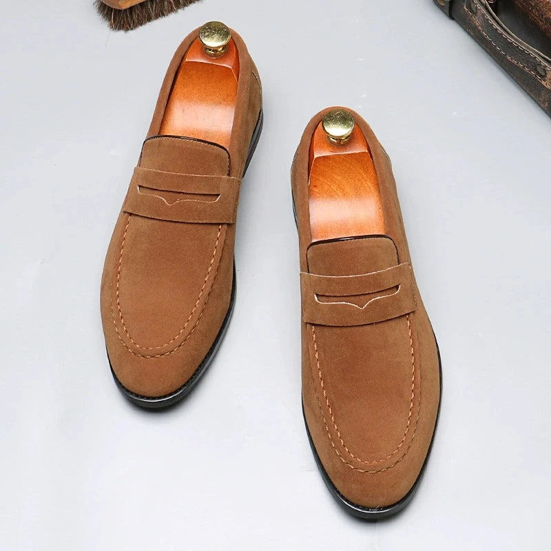Heren Casual Loafers Suède Lichtgewicht 3