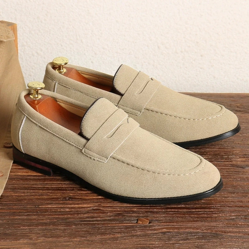 Heren Casual Loafers Suède Lichtgewicht 5