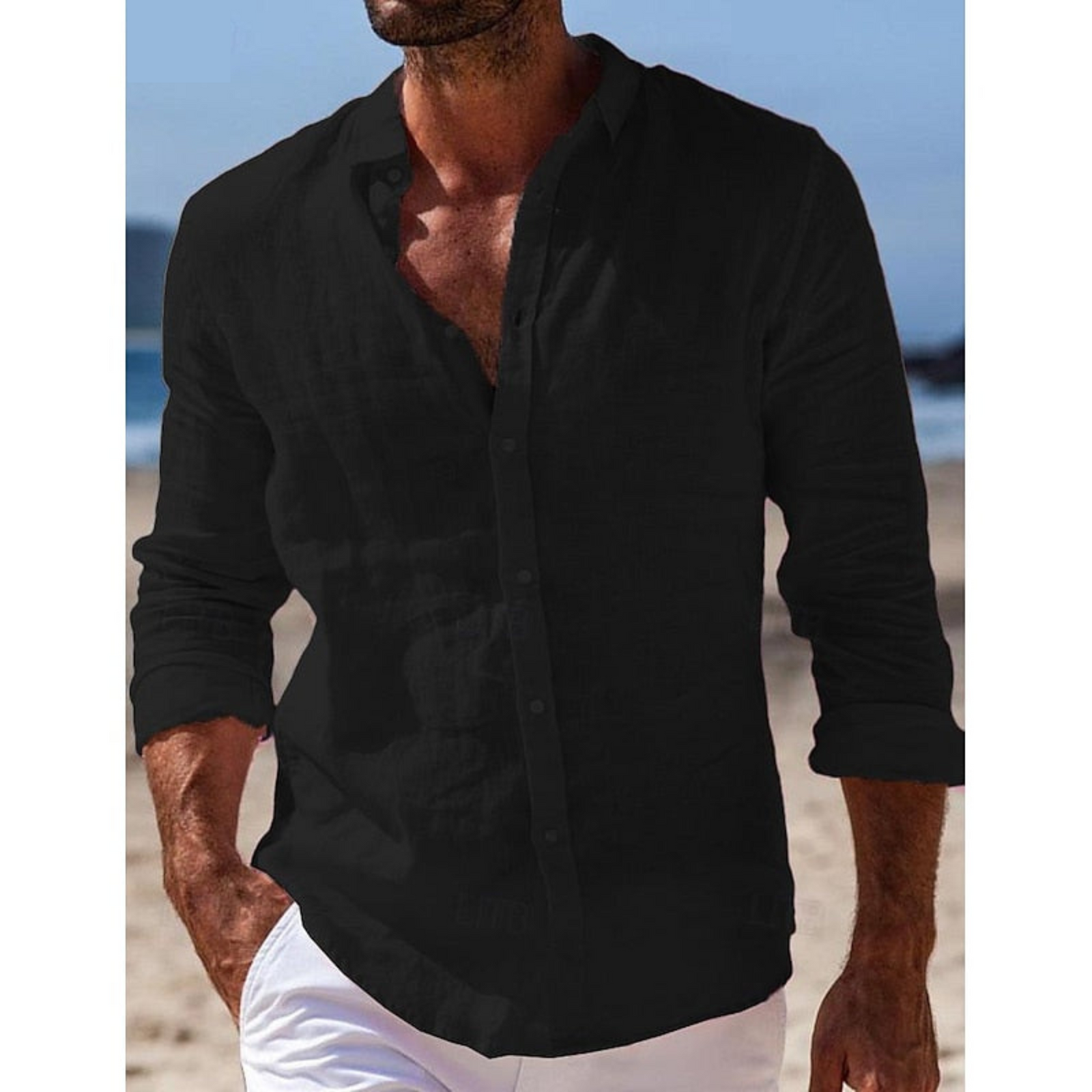 Heren Casual Overhemd Lichtgewicht Stijl 3