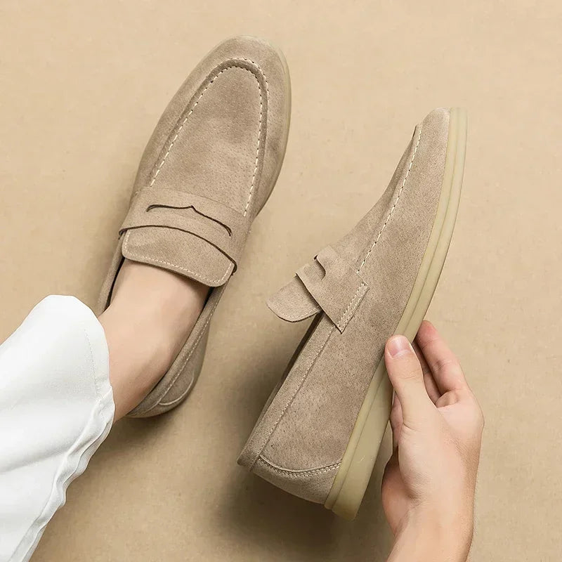 Heren Casual Schoenen Suède Loafers 0