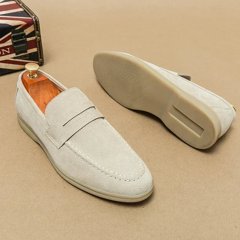 Heren Casual Schoenen Suède Loafers 3