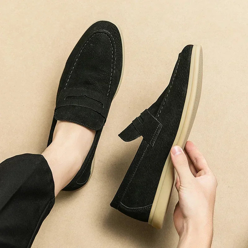 Heren Casual Schoenen Suède Loafers 5