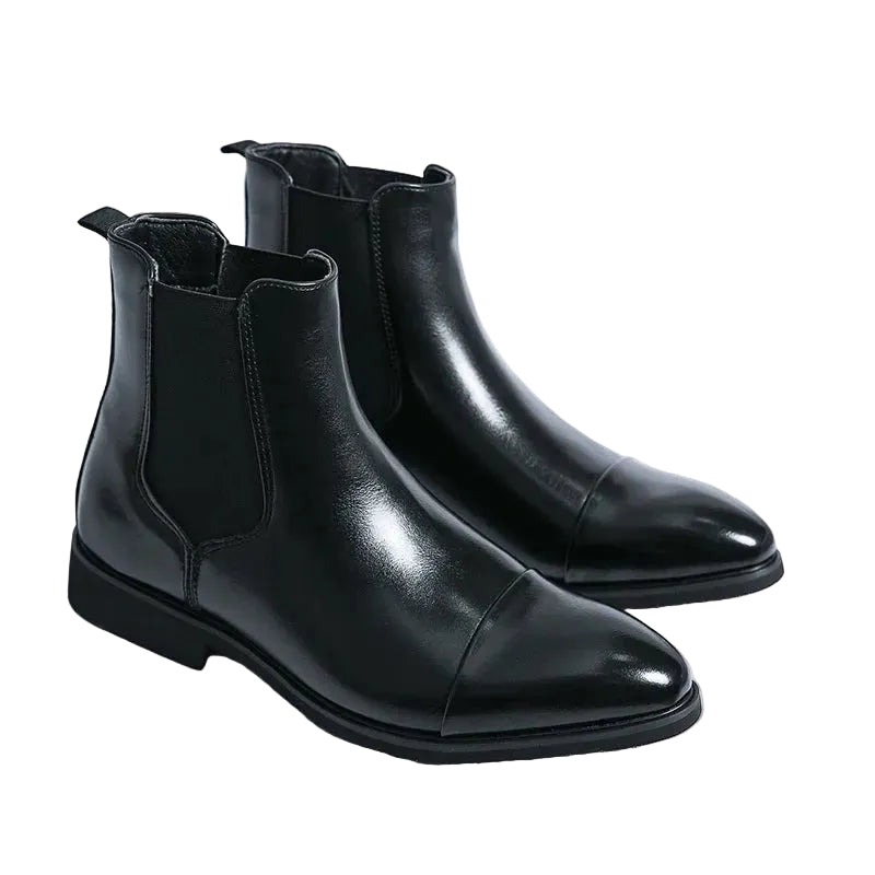Heren Chelsea Boots Met Elastische Zijkanten 2