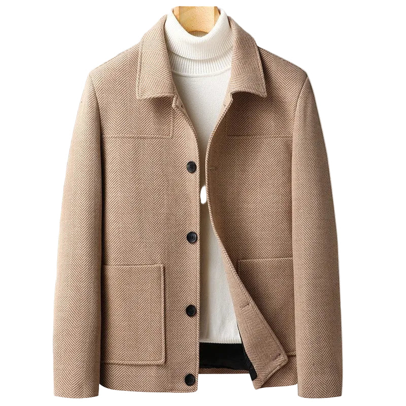 Heren Chore-jas met Kraag en Knoopsluiting 2