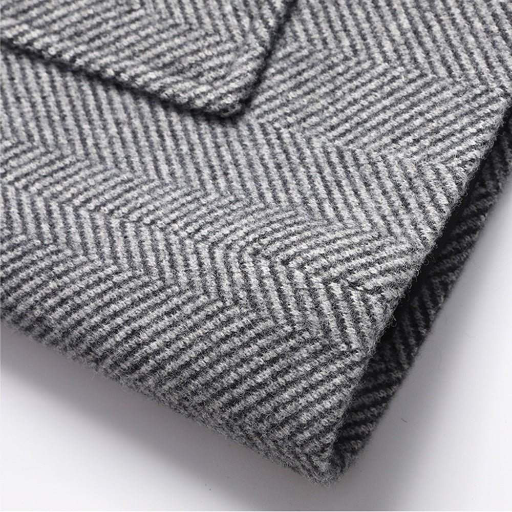 Heren Chore-jas met Kraag en Knoopsluiting 8