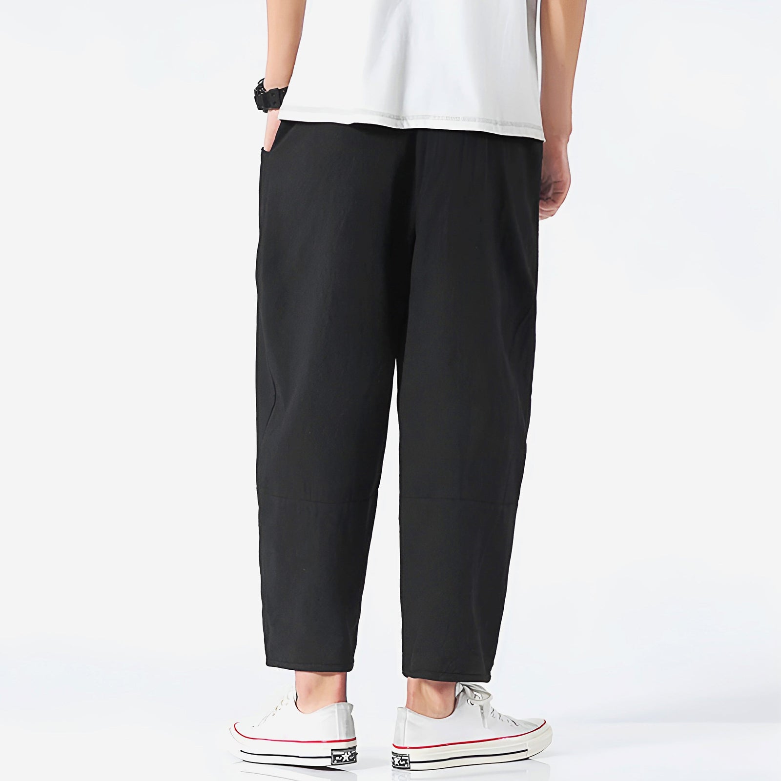 Heren Cropped Broek Casual 8