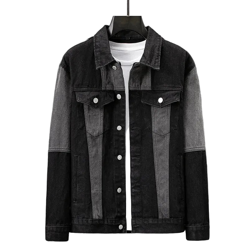 Heren Denim Jack met Splitpanelen 0