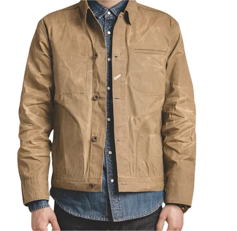 Heren Denim Jacket Vintage Stijl 3