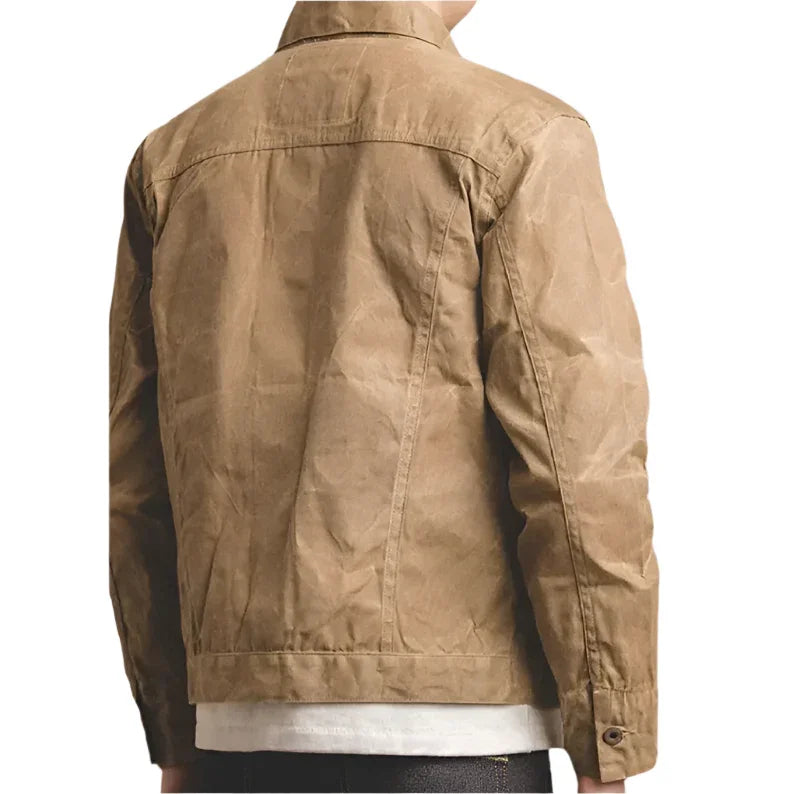 Heren Denim Jacket Vintage Stijl 4