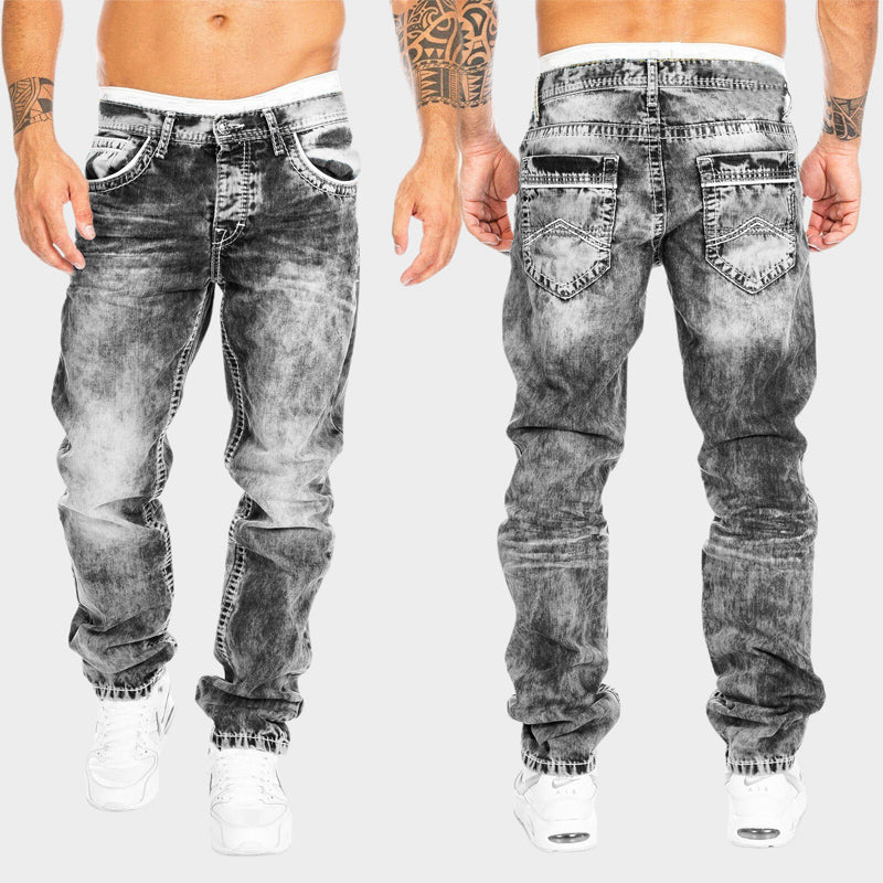 Heren Denim Jeans Slank Pasvorm 3