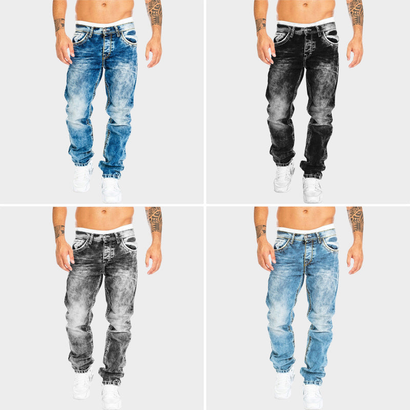 Heren Denim Jeans Slank Pasvorm 4