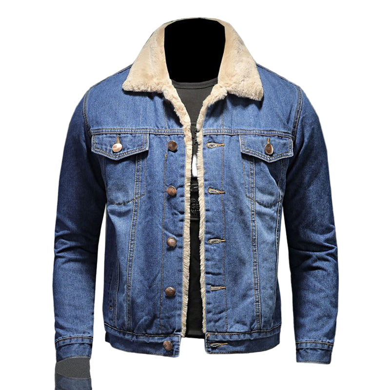Heren Denimjack Milano-stijl 0