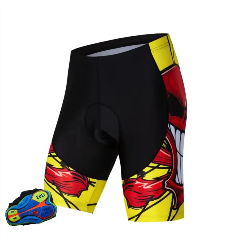 Heren Fietsshorts Met Gel Padding Ademend 5