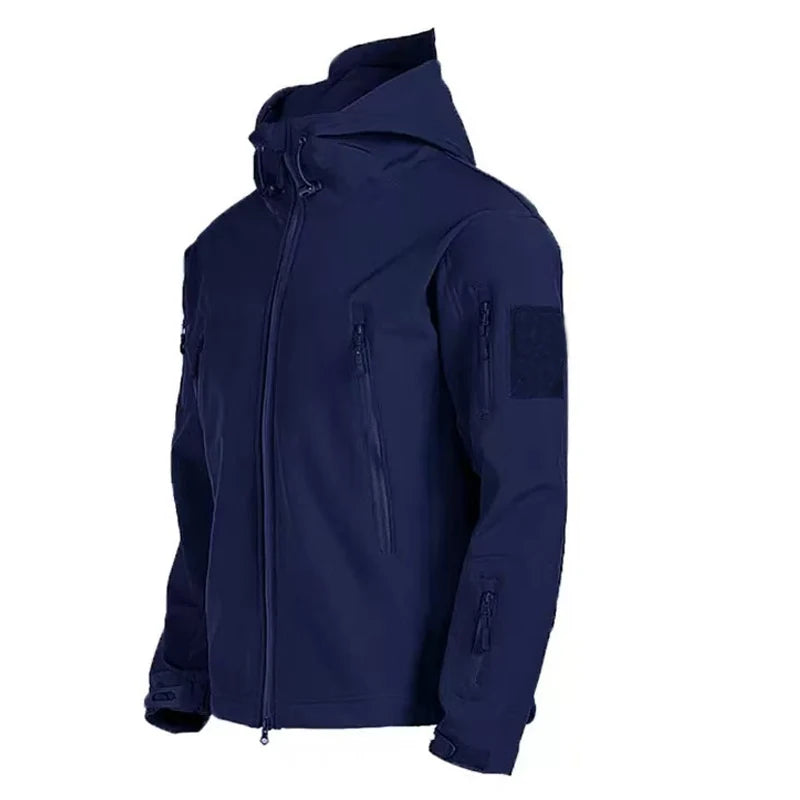 Heren Fleece Jas Waterdicht voor Outdoor Activiteiten met Fleece Voering 10