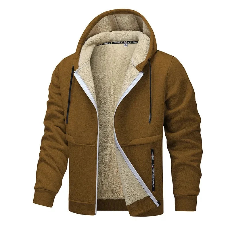 Heren Fleecejack Casual voor Herfst 1