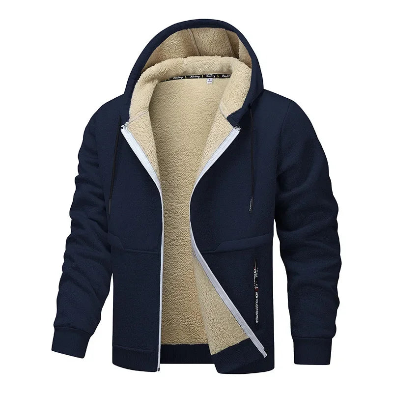 Heren Fleecejack Casual voor Herfst 6