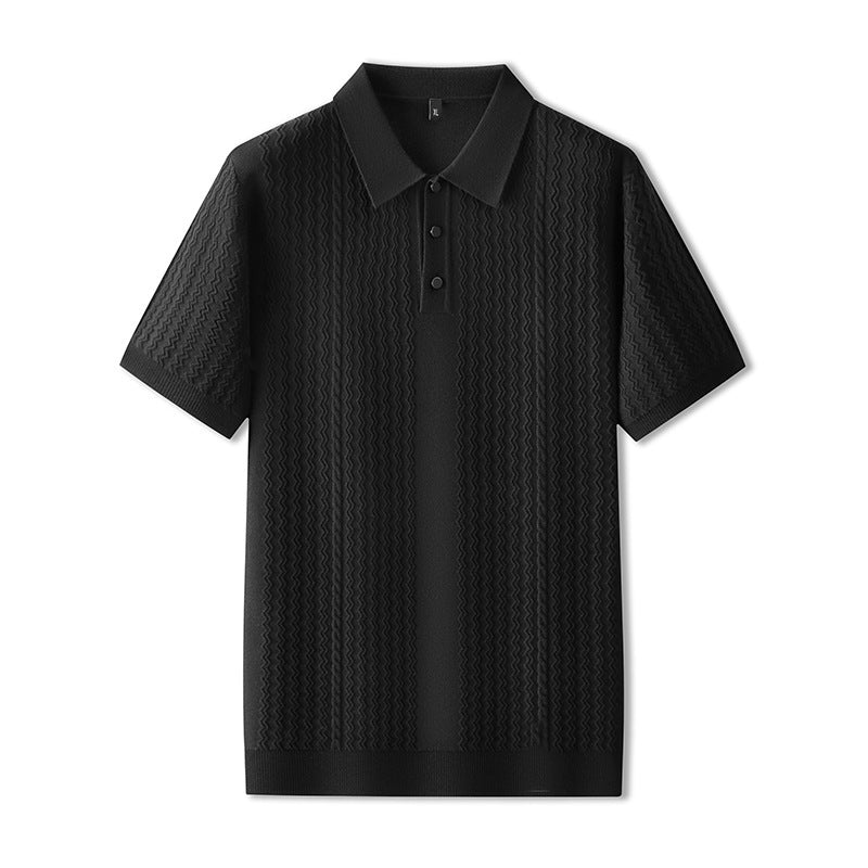 Heren Gebreide Polo Casual Stijl 6
