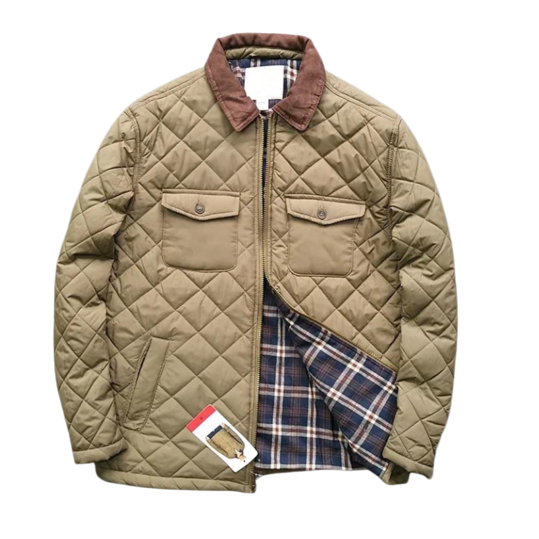 Heren Gewatteerde Jas Lichtgewicht Modern 0