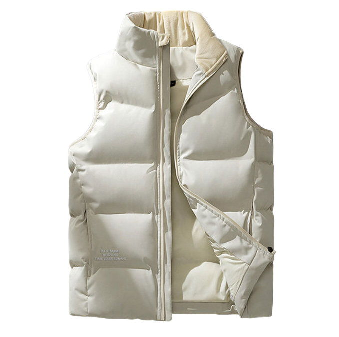 Heren Gilet met Ritssluiting Casual Stijl 0