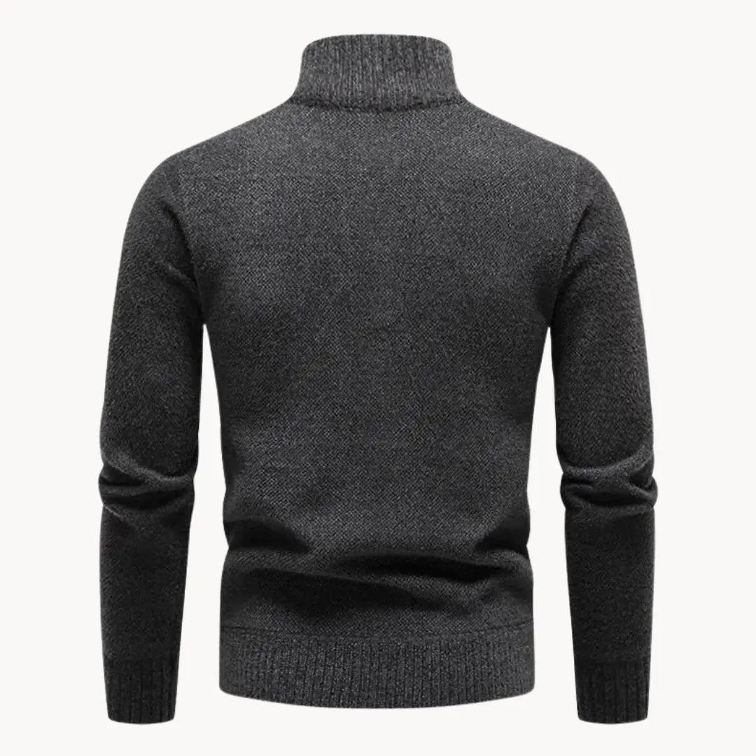 Heren Halfzip Trui Casual Stijl voor Comfortabele Winterdagen 2
