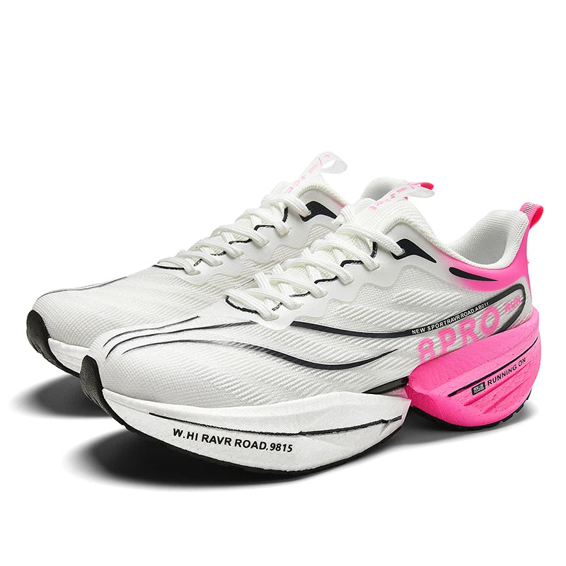 Heren Hardloopschoenen Ademend Mesh Carbonplaat voor Langeafstandslopen 6