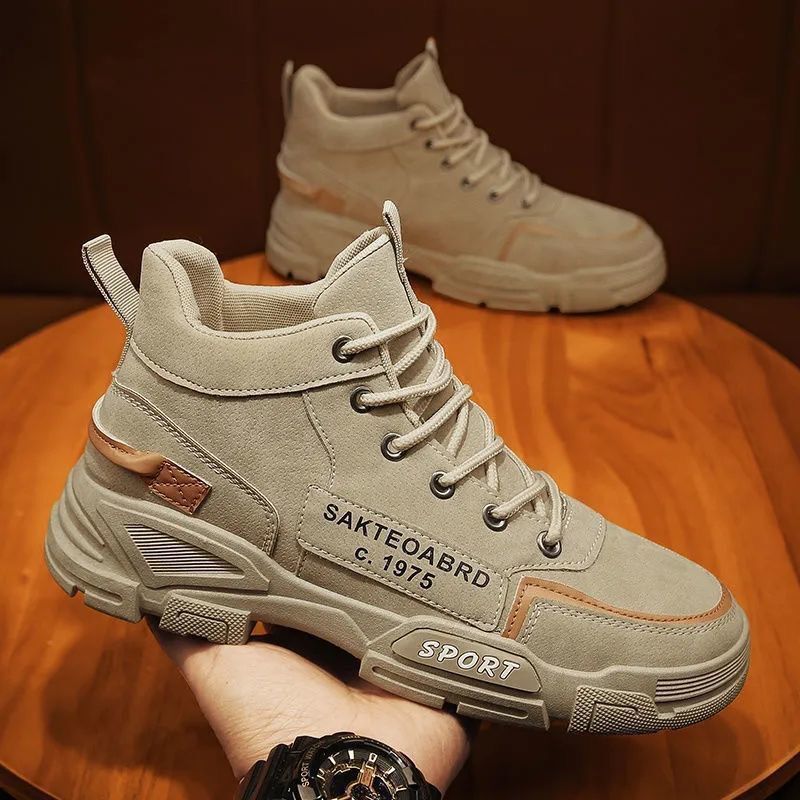 Heren Hoge Sneakers Sportief Met Robuust Profiel 3