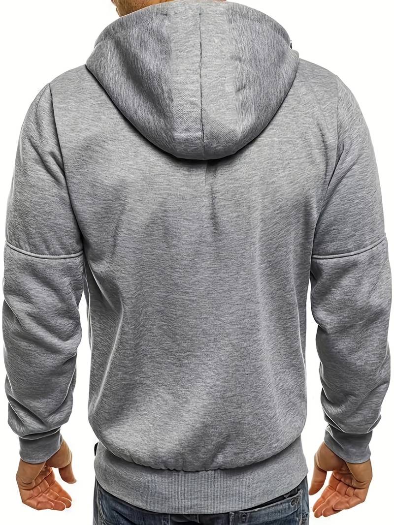 Heren Hoodie Casual Stijl Ademend Katoen Moderne Pasvorm 6