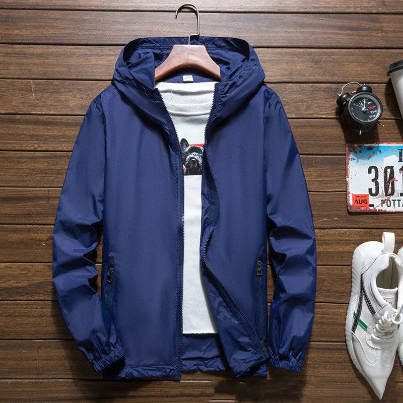 Heren Jack Windbestendig Met Verstelbare Kap Voor Comfortabele Bescherming 12