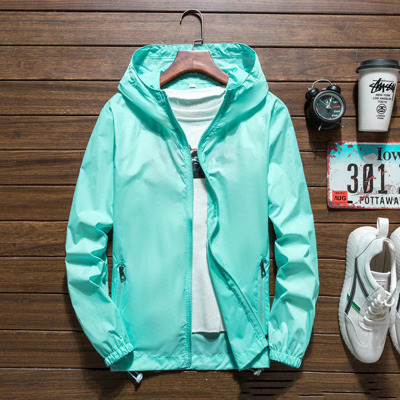 Heren Jack Windbestendig Met Verstelbare Kap Voor Comfortabele Bescherming 2