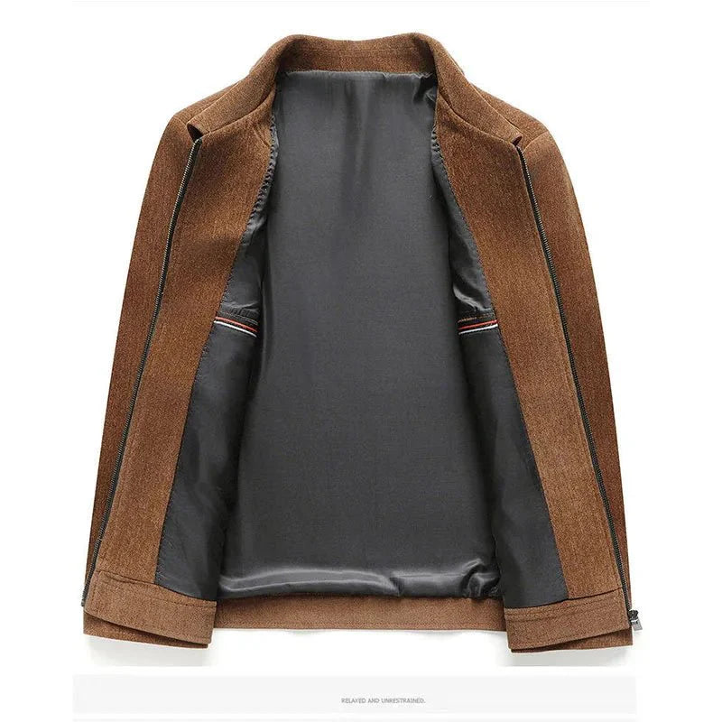 Heren Jacket Tijdloos Ontwerp voor Herfst en Winter 2