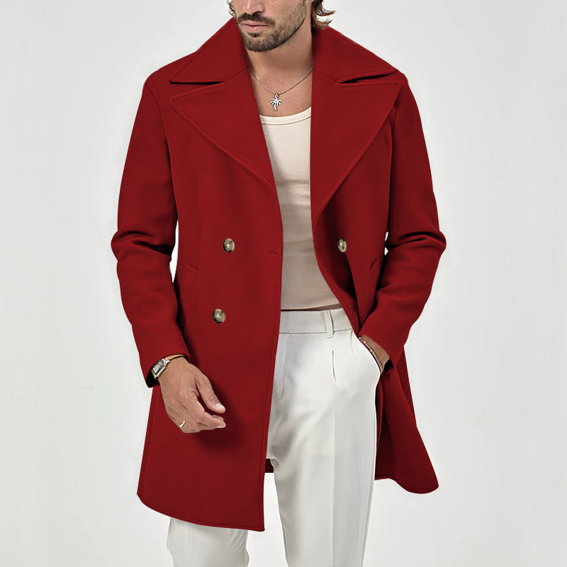 Heren Jas Met Elegante Reverskraag 2
