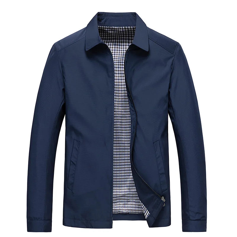 Heren Jas Winter Zakelijk Geïnspireerd Katoen-Polyester 4