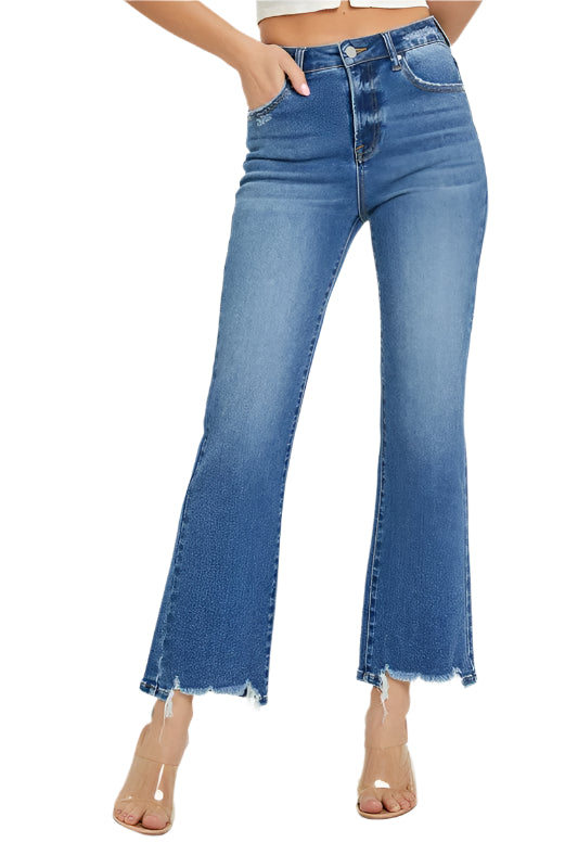 Heren Jeans Hoge Taille Relaxed Straight Denim 0