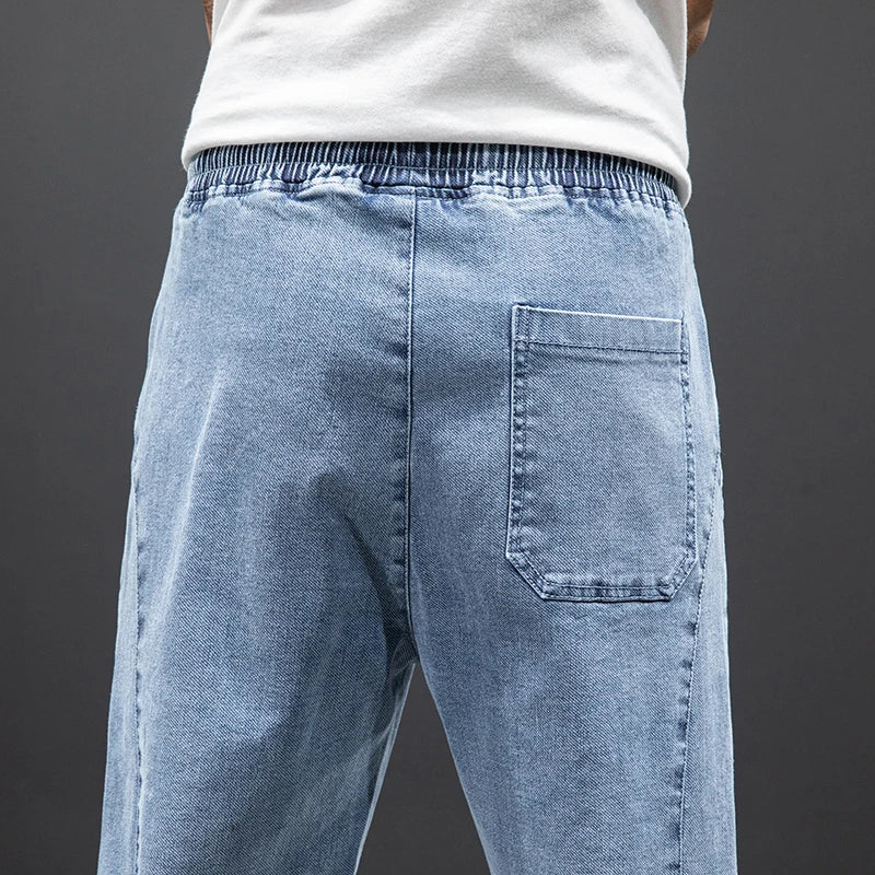 Heren Joggingbroek Denim Casual 2