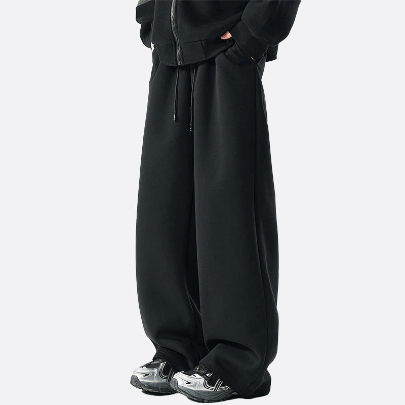 Heren Joggingbroek Met Wijde Pijpen 1