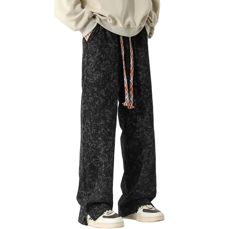Heren Joggingbroek met Vintage Acid Wash 0