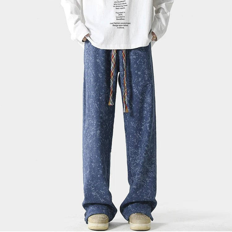 Heren Joggingbroek met Vintage Acid Wash 4