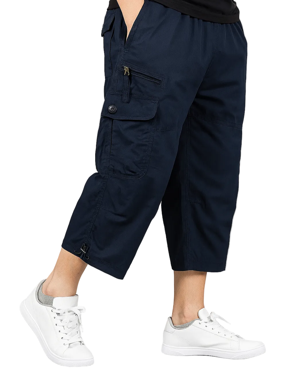 Heren Korte Broek Cargo Met Relaxte Pasvorm 0